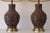 1950s Mid Century Hollywood Regency Ceramic Sgraffito Primitive Art Lamps - A Pair For Sale - Image 4 of 13