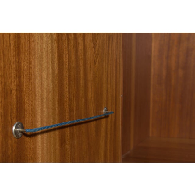 Mid-Century Walnut Wardrobe by Bohumil Landsman for Jitona Soběslav, Czechoslovakia, 1960s For Sale - Image 16 of 18