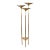 Nucci Valsecchi "Papyrus" Brass Floor Lamp, Italy, 1970 For Sale