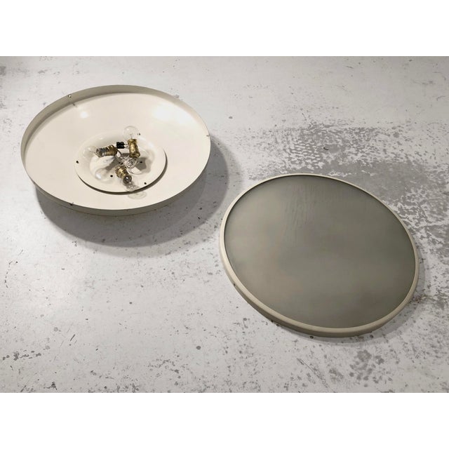 Metal Vintage French Space Age Ceiling Light by Pierre Paulin for Disderot, 1950s For Sale - Image 7 of 8