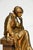 1910s Rare Antique Bertolini Clemente “Pensive” Bronze Woman Figural Sculpture Statue Bookends Ovington New York Luxury Home Decor Art For Sale - Image 5 of 18