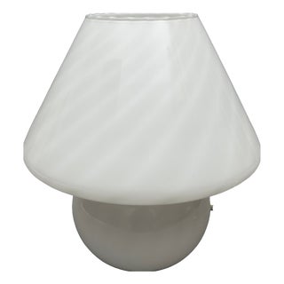 Mushroom Table Lamp in Murano Glass, 1970s For Sale
