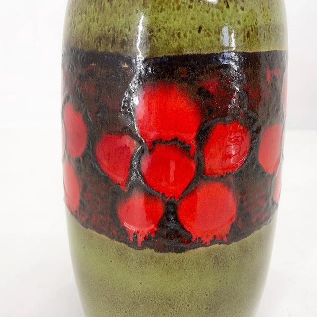 Gray Large Vintage German Floor Vase by Scheurich Keramik, 1970s For Sale - Image 8 of 10