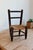Brown Small Antique Children's Chair in Wood with Straw Seat, 1950s For Sale - Image 8 of 8
