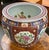 Vintage Painted & Glazed Large Scale Chinese Porcelain Fish Bowl w/ Peony Flowers & Butterflies Stunning Fish Bowl - Large...