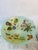 Large Decorative Glass Bowl With Floral For Sale - Image 4 of 9