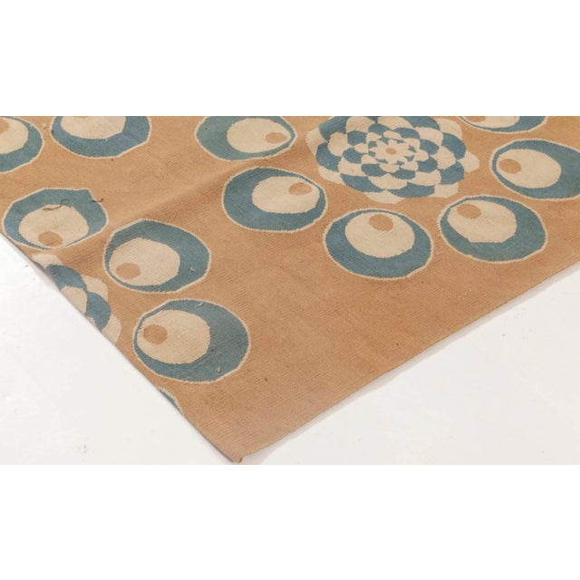Early 21st Century Aubusson Style Handmade Bold Modern Rug by Doris Leslie Blau For Sale - Image 5 of 6