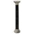 Antique Black and White Marble Column, 1800s For Sale - Image 10 of 10