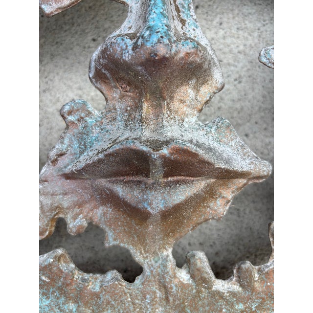 Metal 1980s Tom Torrens Large Cast Aluminum Sun For Sale - Image 7 of 11