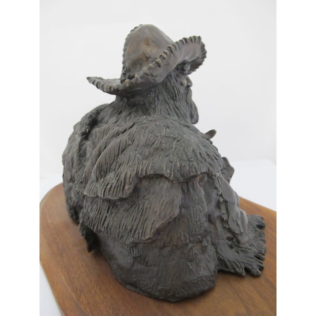 Dan Huber Oregon Western Rocky Mountain Trapper Bronze Sculpture With Coa For Sale - Image 9 of 13