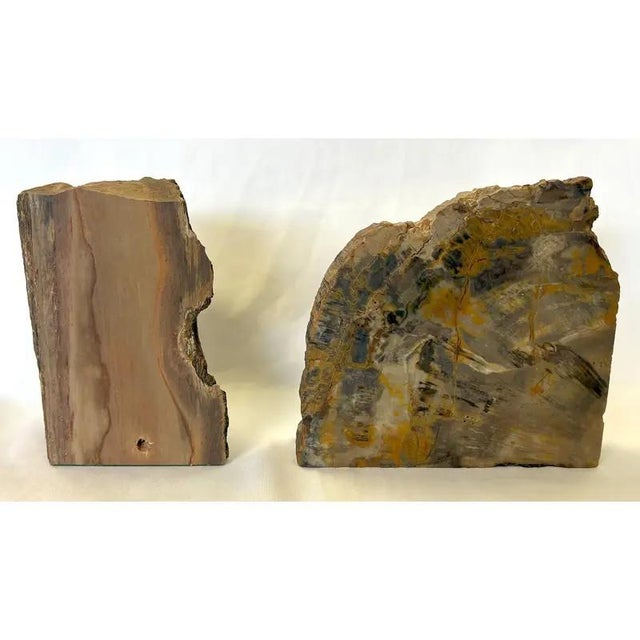 Wood Vintage Wood Mismatched Bookends- A Pair For Sale - Image 7 of 12