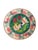 Mediterranean Vintage Hand-Painted Mediterranean Style Terracotta Ceramic Wall Hanging Plate - Bird & Tulip Motif For Sale - Image 3 of 12