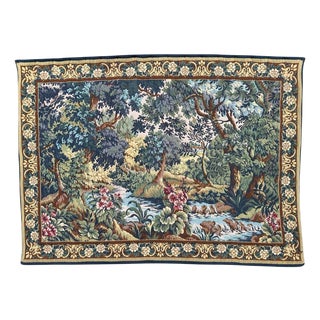 Vintage French Aubusson Jacquard Tapestry, 1960s For Sale
