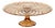 Art Deco Amber Cake Plate from Val Saint Lambert, 1930s For Sale