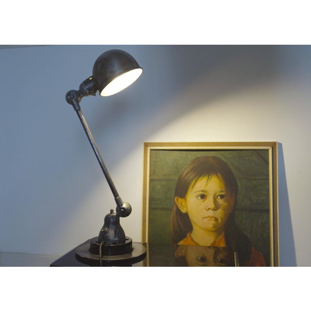 Industrial Chrome Desk Lamp from Jieldé, 1950s For Sale - Image 10 of 18
