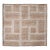 Rug & Kilim Jute Beige and White Squares Rug, 10' x 10' For Sale