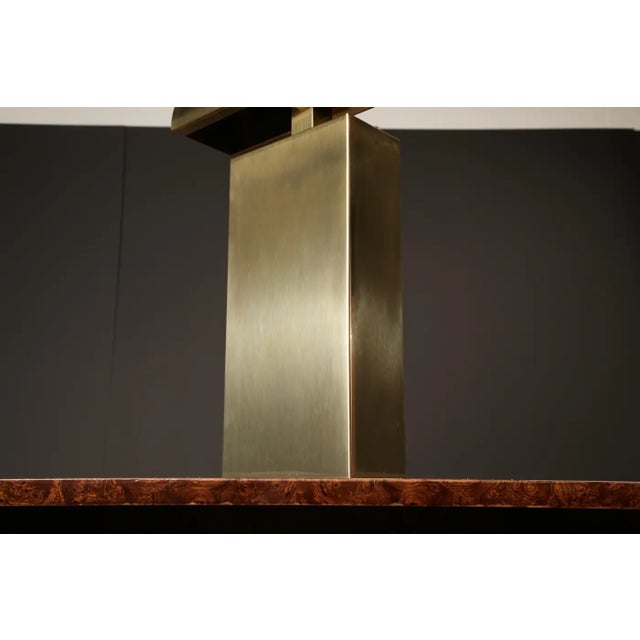 Karl Spinger 'Sculpture' Brass Table Lamp, C 1980, Signed For Sale - Image 12 of 18