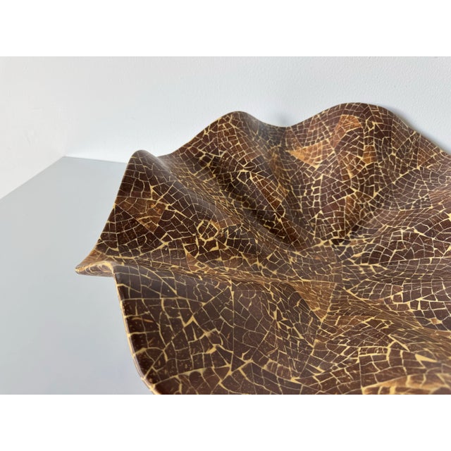 Large - 1980s Vintage Organic Cococnut Shell Sculptural Bowl/Sold For Sale - Image 12 of 12