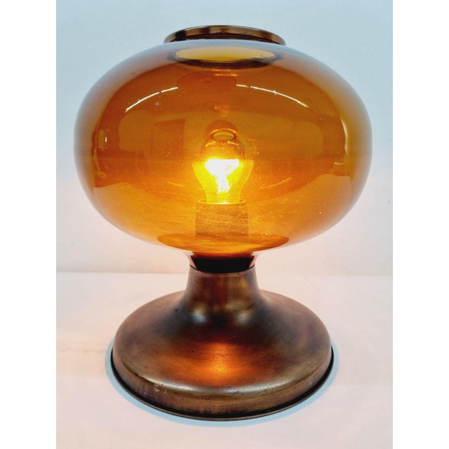 Copper Industrial Table Lamp, 1980s For Sale - Image 8 of 14