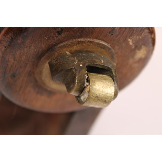 Empire Mahogany Marble Top Center Table For Sale - Image 13 of 13