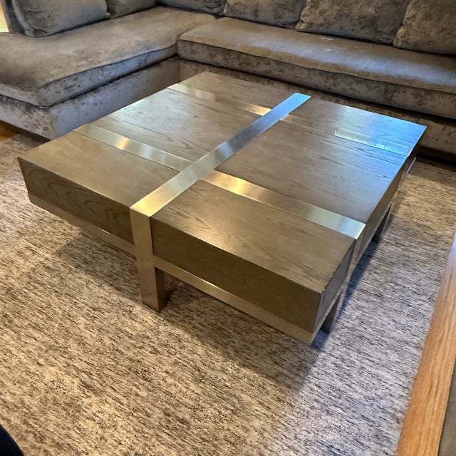 Bernhardt Leigh Square Coffee Table For Sale - Image 12 of 14