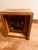 Vintage Ingrrsoll-Rand MCM Minimalist Designed, Hand Crafted Wood Cased Desk Clock With Gold Plaque Stamp For Sale - Image 4 of 6