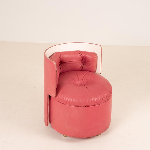 Dilly Dally Vanity Table by Luigi Massoni for Poltrona Frau, 1960s, Set of 2 For Sale - Image 11 of 16