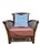 1970s Vintage Palm Beach Hollywood Regency Split-Bamboo & Rattan Lounge Chair For Sale - Image 5 of 8
