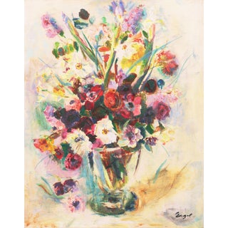 'Summer Flowers' by Irma Engel Grabhorn, Paris, Salon D'Automne, Post-Impressionist California Artist For Sale