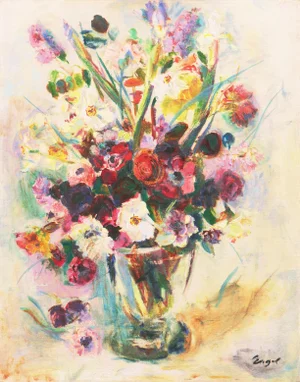 'Summer Flowers' by Irma Engel Grabhorn, Paris, Salon D'Automne, Post-Impressionist California Artist