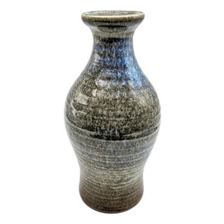 Mid-Century Modern Swedish Stoneware STB Bottle Vase by Carl-Harry Stålhane for Rörstrand, 1957, 1950s For Sale