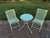 Wrought Iron Garden Table and Chairs from Arras, 1890s, Set of 3 For Sale - Image 7 of 16