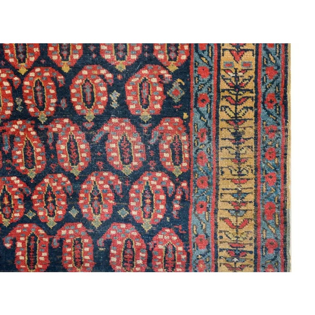 1900 - 1909 Early 20th Century Persian Runner For Sale - Image 5 of 12
