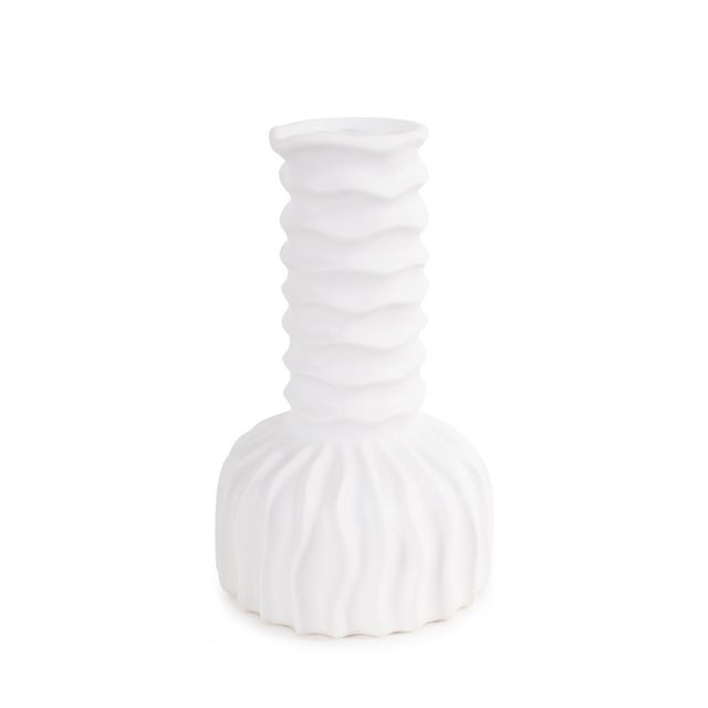 2020s Herring Bulbous Abstract Vase- Tall For Sale - Image 5 of 11