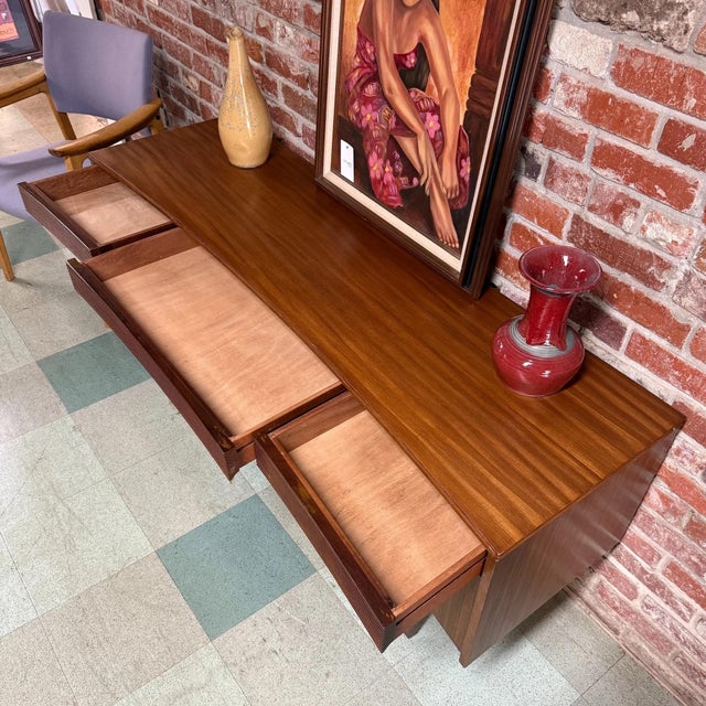 Wood Mid 20th Century Zebrano Sideboard by Elliots of Newbury, Attributed For Sale - Image 7 of 7
