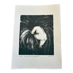 Vintage 1975 Artist’s Proof Etching “Hurricane Agnes” – Signed WMS