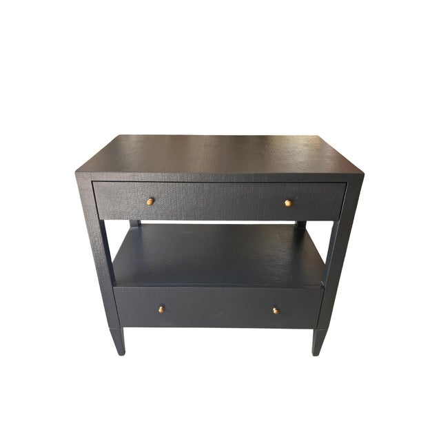 Elevate your bedroom with this sophisticated Conrad nightstand by Made Goods (makers mark included in photos). This piece...