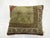 Late 20th Century Traditional Border Oushak Rug Pillow For Sale - Image 5 of 5