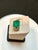 2020s Agl Certified 8.90 Colombian Emerald , Insignificant & Solitaire Diamond Ring For Sale - Image 5 of 8