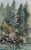 Modern Jacques Noury, Trees Along the Riverbank, Watercolor For Sale - Image 3 of 6