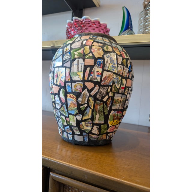 1970s 1970s Stunning Memory Vase Pottery For Sale - Image 5 of 13