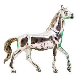 Two-Tone Silver Horse For Sale