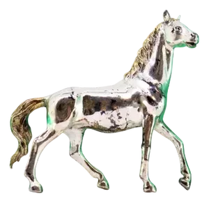 Two-Tone Silver Horse