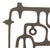 Vintage Wall Art Sculpture, 1950s For Sale - Image 4 of 11