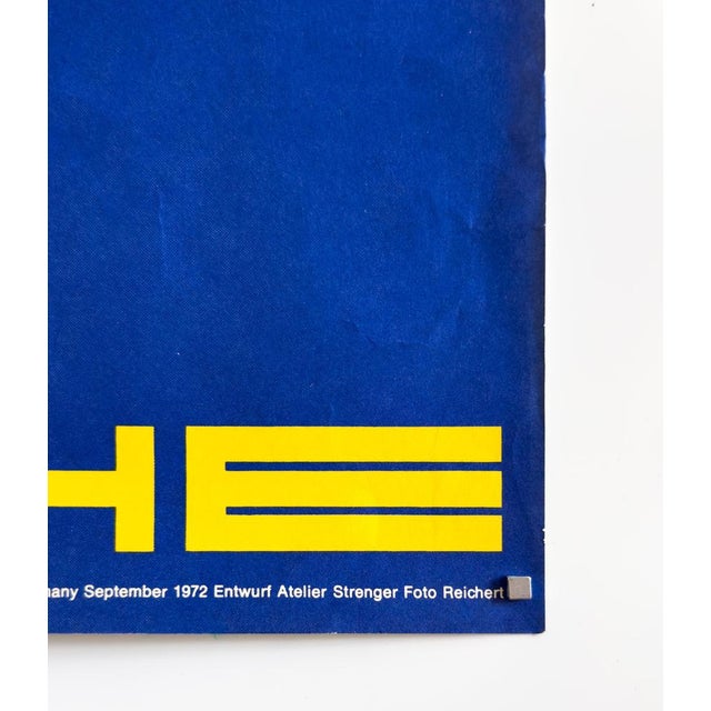 Paper Interserie Keimola Original Porsche Poster by Erich Strenger, 1972 For Sale - Image 7 of 12