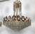 Gilt and Crystal Chandeliers from Sciolari, 1970s, Set of 2 For Sale - Image 3 of 15