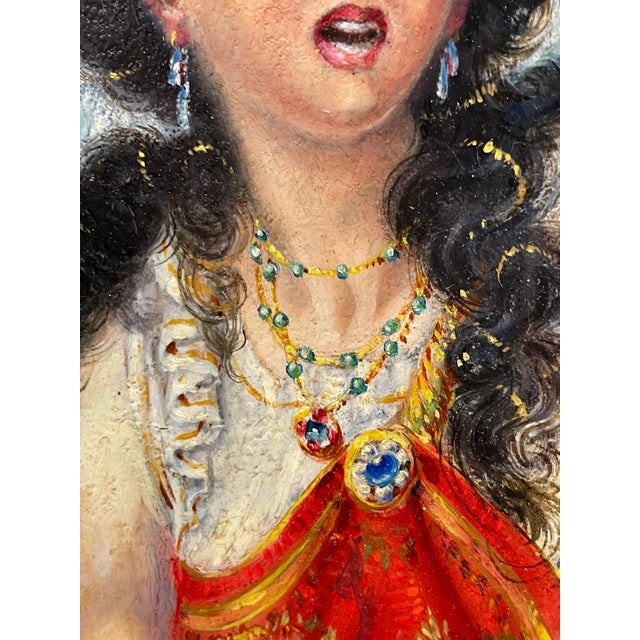 Realism A 20th Century Palatial Fairytale Painting by Gabrielle Debillemont Chardon For Sale - Image 3 of 16