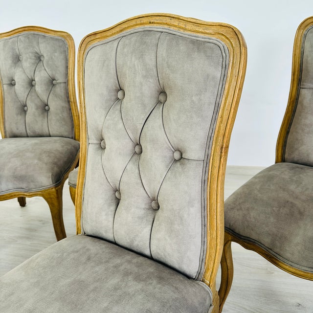 Louis XV Dining Chairs – Set of 8 For Sale - Image 4 of 11