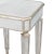 Silver Celeste Mirrored Accent Table, Silver For Sale - Image 8 of 9