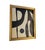 Bryan Boomershine, original abstract Mid-Century Inspired Painting in gold frame .This painting will a dramatic...